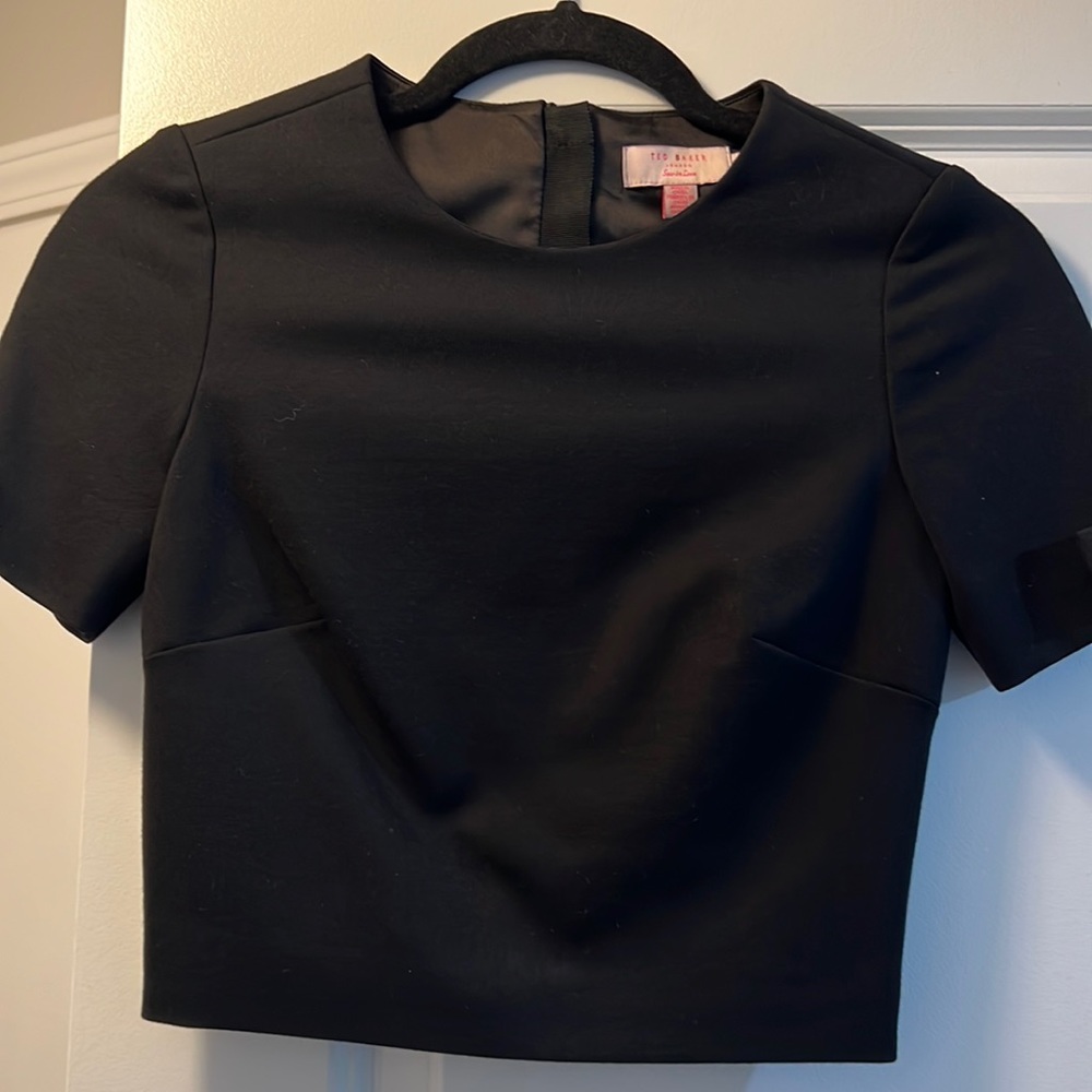Ted baker cropped shirt